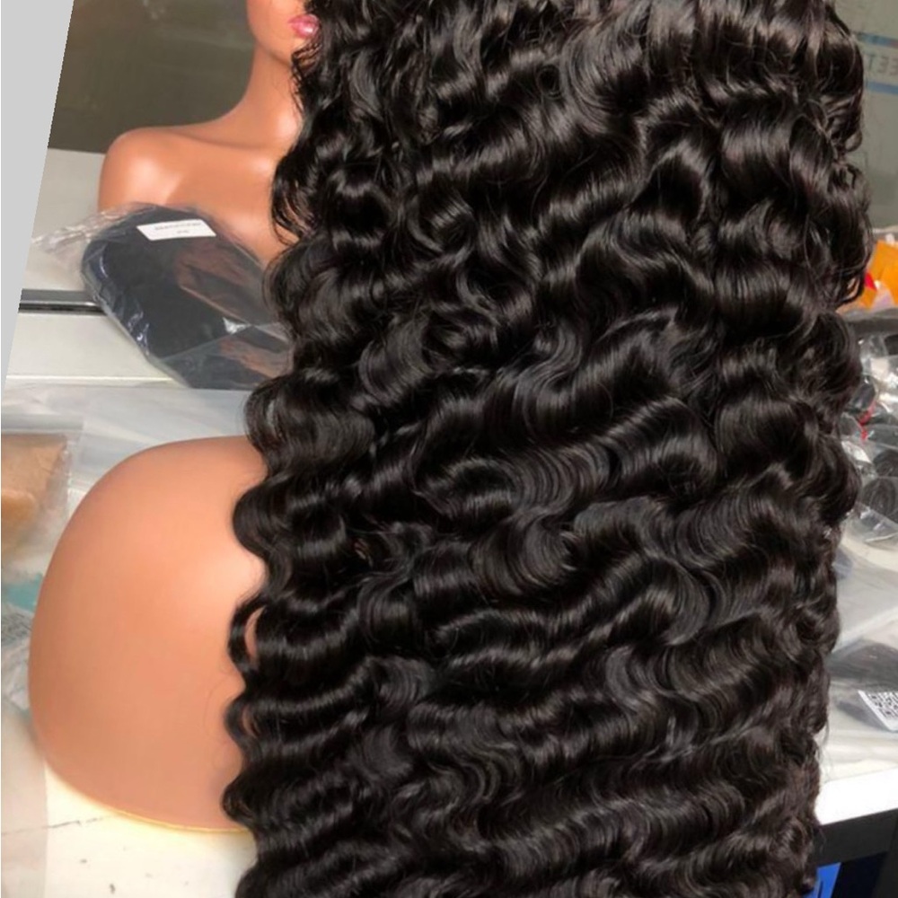 Voluminous Black Curly Hair Extensions